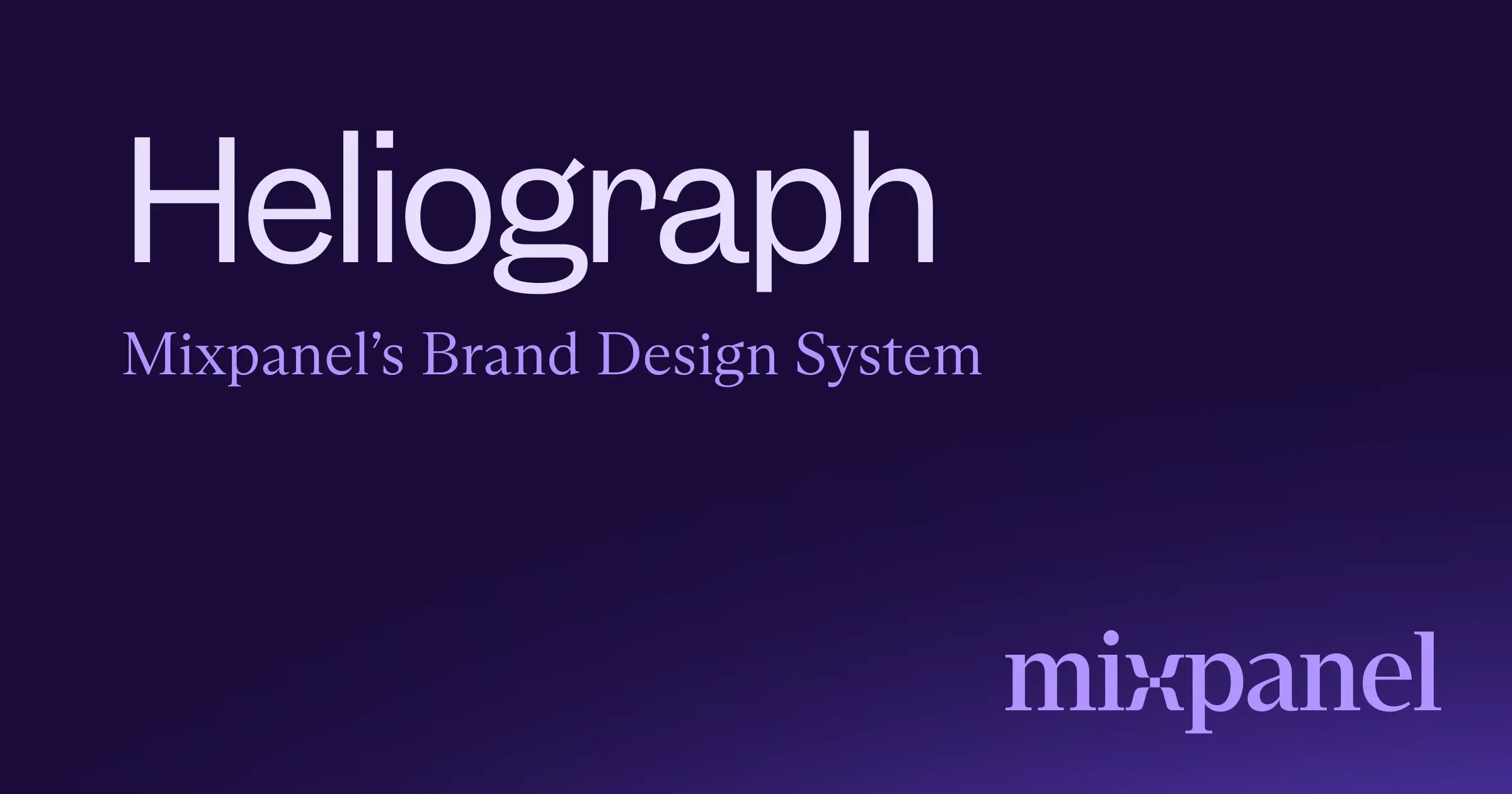 Mixpanel Design