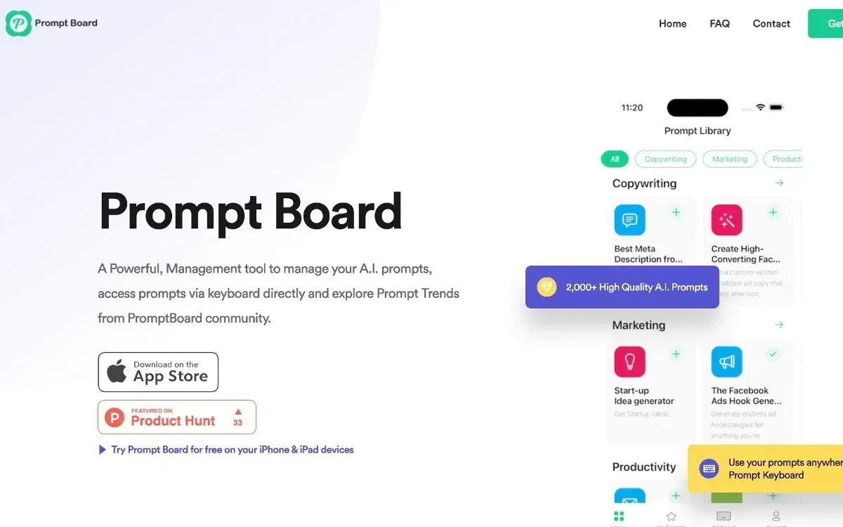 Prompt Board - The Best Prompt Management Tool